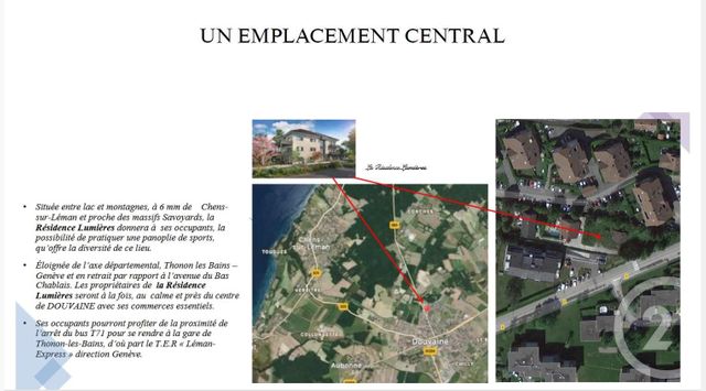 Appartement F4 à vendre - 4 pièces - 94 m2 - Douvaine - 74 - RHONE-ALPES