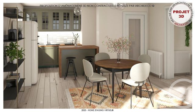 Appartement F3 à vendre VILLEURBANNE