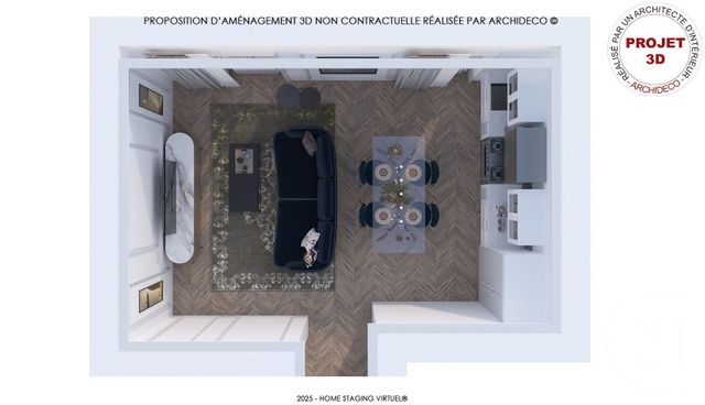 Appartement T3 &agrave; vendre - 3 pi&egrave;ces - 78,42 m2 - Villeurbanne - 69 - RHONE-ALPES