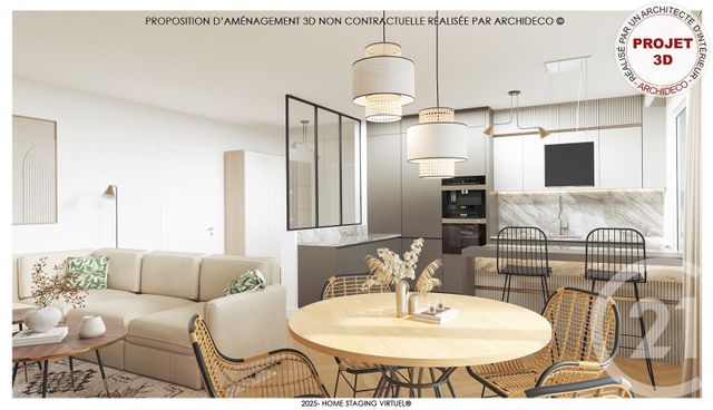 Appartement F4 &agrave; vendre - 4 pi&egrave;ces - 99 m2 - Villeurbanne - 69 - RHONE-ALPES