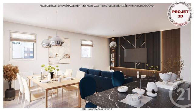 Appartement F4 &agrave; vendre - 4 pi&egrave;ces - 90 m2 - Villeurbanne - 69 - RHONE-ALPES