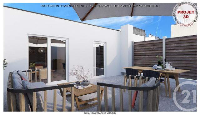 Appartement F4 &agrave; vendre - 4 pi&egrave;ces - 90 m2 - Villeurbanne - 69 - RHONE-ALPES