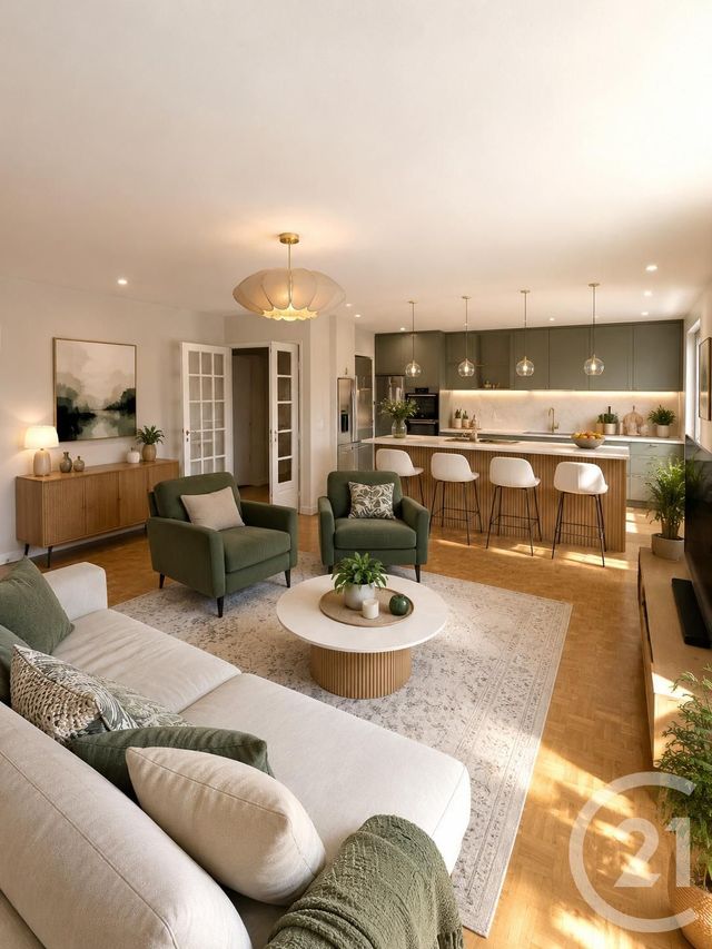 Appartement F4 &agrave; vendre - 4 pi&egrave;ces - 96,25 m2 - Villeurbanne - 69 - RHONE-ALPES