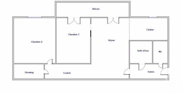 Appartement T3 &agrave; vendre - 3 pi&egrave;ces - 54 m2 - Villeurbanne - 69 - RHONE-ALPES
