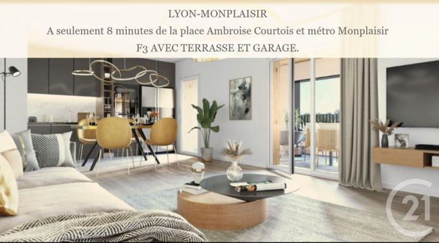 Appartement F3 à vendre LYON