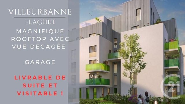 Appartement F4 à vendre - 4 pièces - 81,25 m2 - Villeurbanne - 69 - RHONE-ALPES