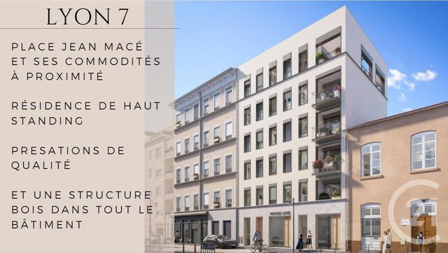 Appartement F4 à vendre - 4 pièces - 86,67 m2 - Lyon - 69007 - RHONE-ALPES